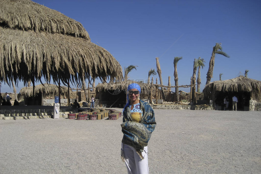 在Hurghada附近游牧民图片