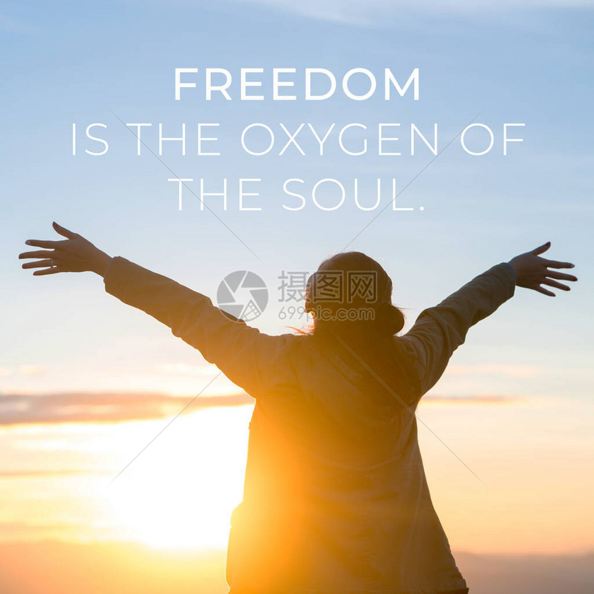 自由是灵魂的氧气这是生图片