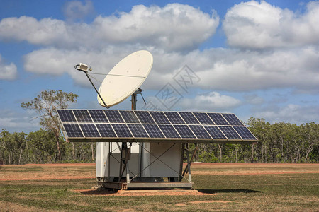 澳大利亚偏远地区的太阳能电池图片