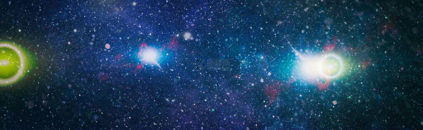 星尘和闪亮的恒星的空间背景图片