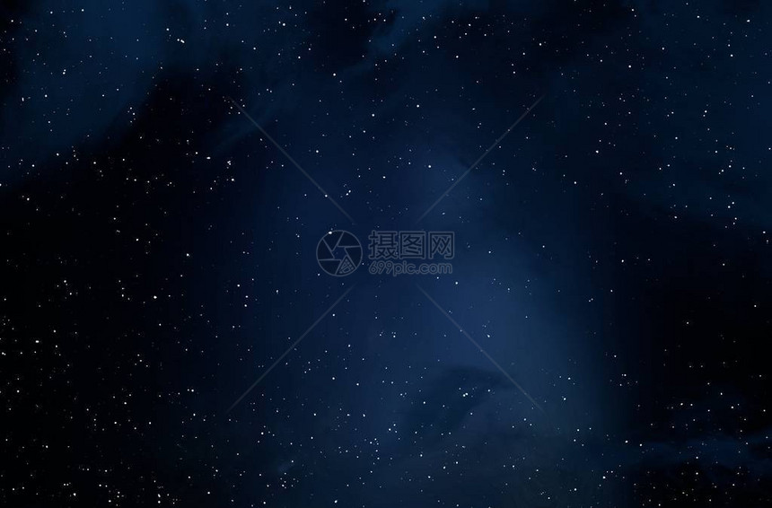 拥有恒星的美丽宇宙图片