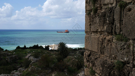 黎巴嫩沿海古代城市的古老建筑和废墟11月1图片