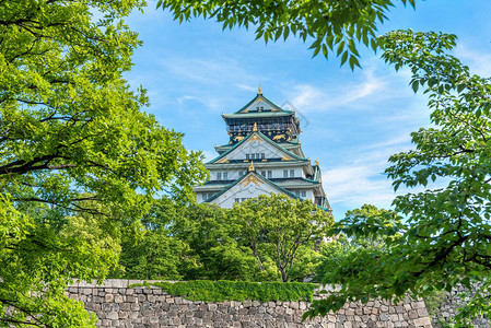 日本大阪省春之大阪城堡教科文组织图片