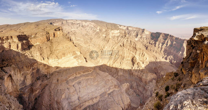 阿曼杰贝勒沙姆斯阿拉伯大峡谷瓦迪古尔阿图片