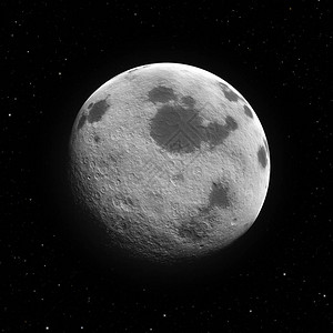 夜晚的月亮与星背景图片