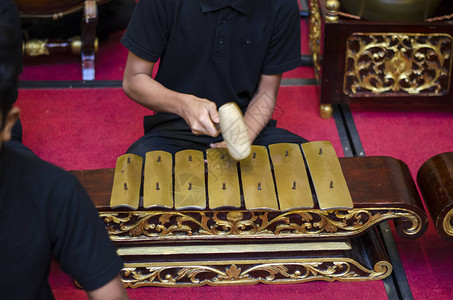 Gamelan乐团是马来西亚传统马图片