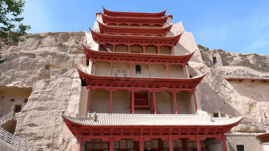 甘肃的古代佛教建筑DunhuangMogaoG图片