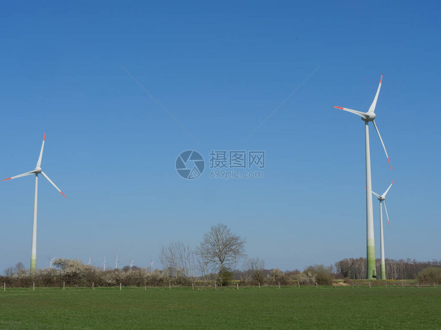 德国明斯特风力发电车图片