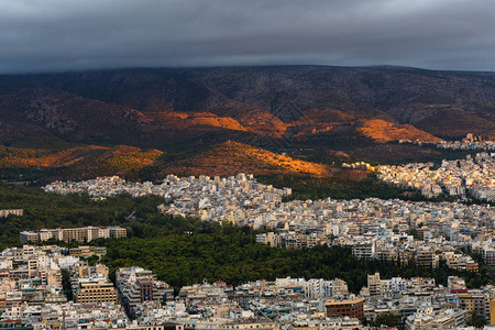 希腊Lycabettus山图片