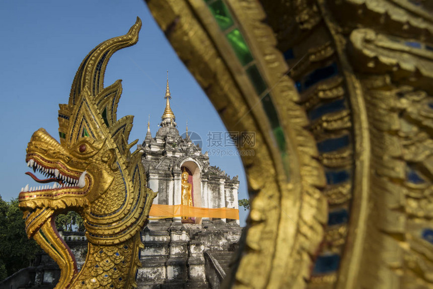 泰国北部南奔省南奔市的玉佛寺图片