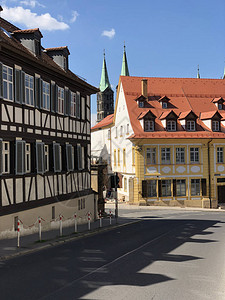 德国班贝格老城的建筑图片