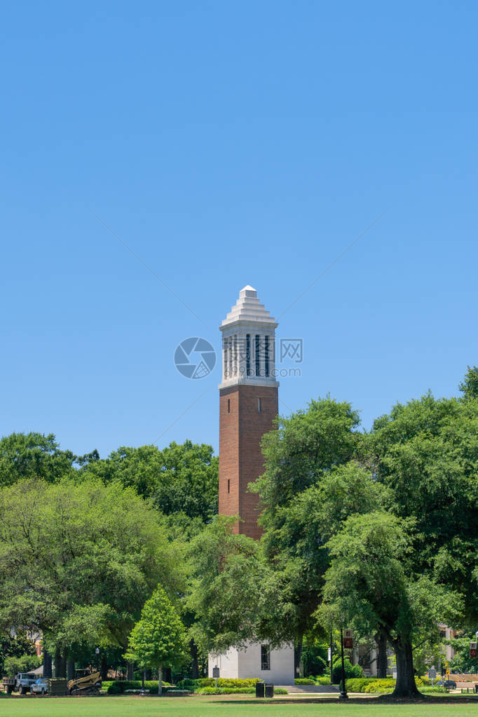 亚拉巴马大学校园四大广场Denny图片