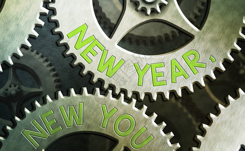 展示新年新你的新年的写作说明背景图片