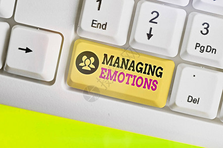显示管理情绪的书写笔记能力的商业理念是对感情开图片