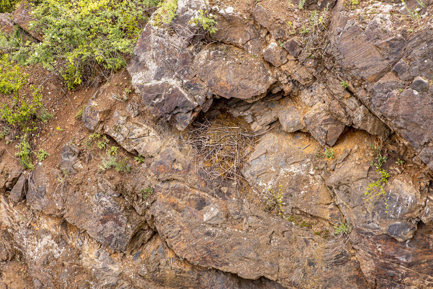 岩石采场的背景和结构图片