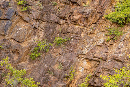 岩石采场的背景和结构图片