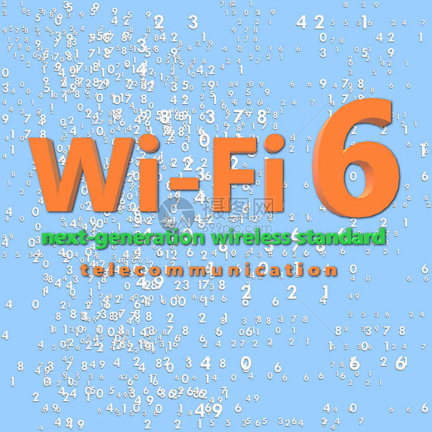 WiFi6WLAN高效无线设备的大规模连接速度图片