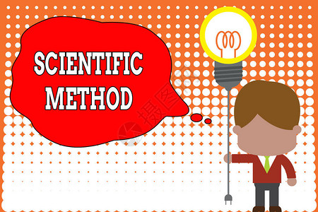 科学方法概念照片统计原则知识逻辑捕捉程序常住男子领带图片