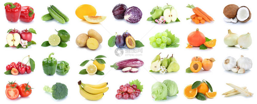 水果和蔬菜收集图片
