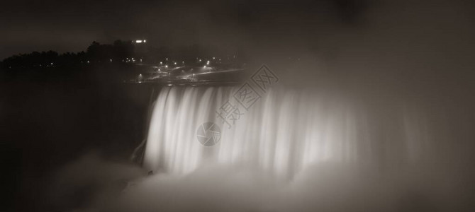 尼亚加拉瀑布NiagaraFallsPanorama是加拿大著图片
