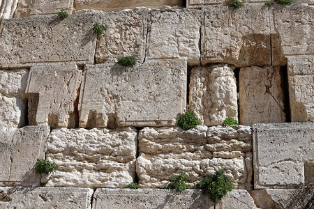 哭墙是耶路撒冷老城圣殿山西坡周围古墙的一部分图片
