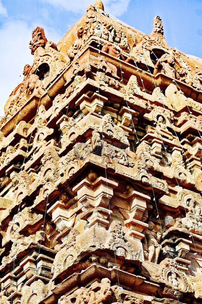古老的寺庙位于印度APAK图片