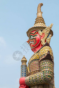 泰国WatPhrraKaew的红图片