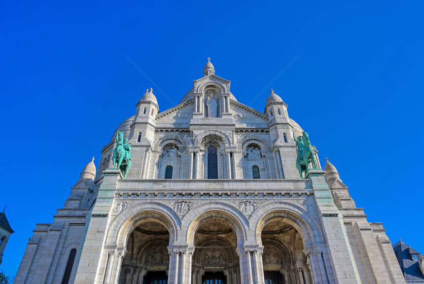 巴黎神圣之心的Basilica图片