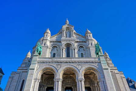 巴黎神圣之心的Basilica图片