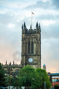 联合王国英曼彻斯特大教堂哥特古史建筑封闭式图片