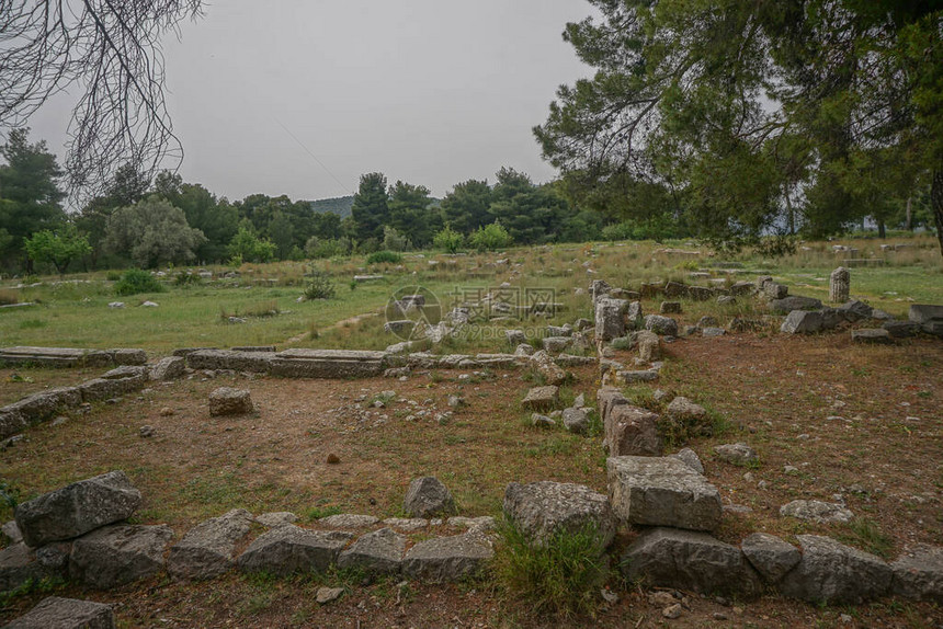 Katagogion的遗迹公元前4世纪末至3世纪初图片