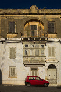 马耳他城市的旧建筑图片