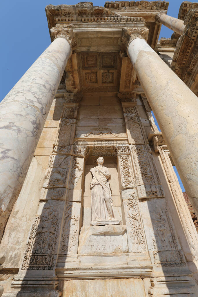 土耳其伊兹密尔市塞尔库克镇Ephesus古城智慧图片