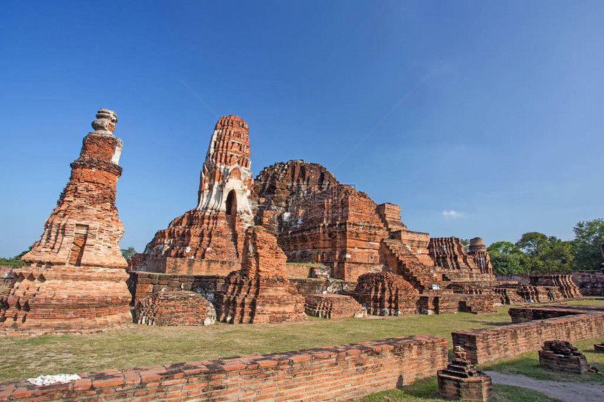 亚洲宗教建筑古佛塔遗址泰国旅游图片