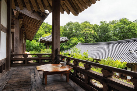 Seonamsa野茶屋花园景色在高清图片