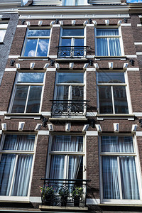 荷兰阿姆斯特丹老城旧古老的古背景图片