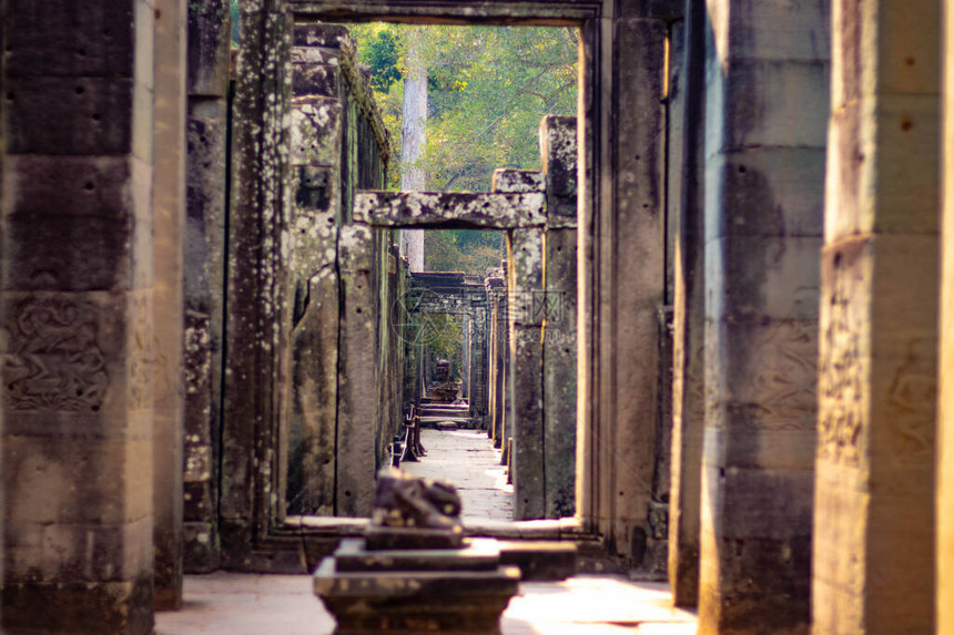 柬埔寨暹粒古庙图片