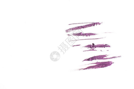 紫色化妆品铅笔描边空的间图片