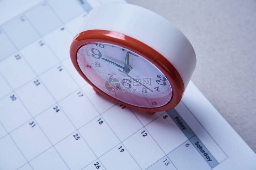 时间管理最后期限和日程表概念在日程图片
