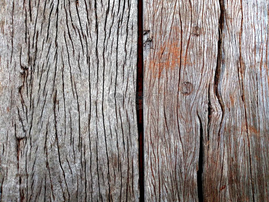 旧的地表木板和锈质背景由旧的木板图片
