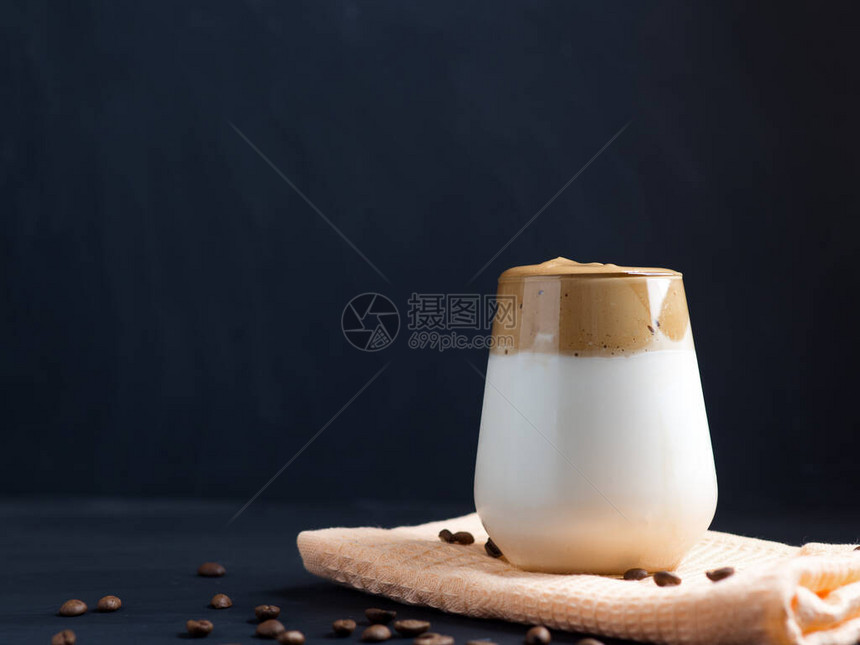 Dalgona咖啡潮流饮料图片