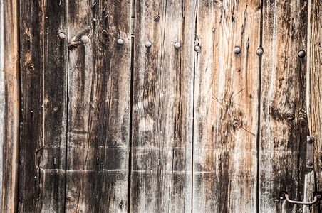 旧木材纹理和复古色调的背景木板浅图片