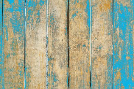 老垃圾木板纹理背景复古蓝色木板墙古董彩绘风化剥皮台蓝色褪漆木纹理木质背景背景图片