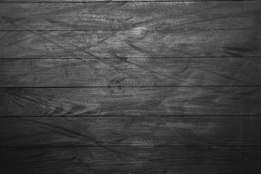 黑色深木质纹理木质黑色纹理背景旧面板复古木桌质朴的背景图片