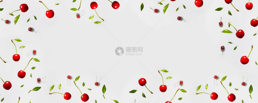 成熟的樱桃浆果图片