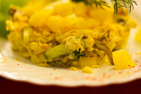 菠萝鸡肉沙拉图片