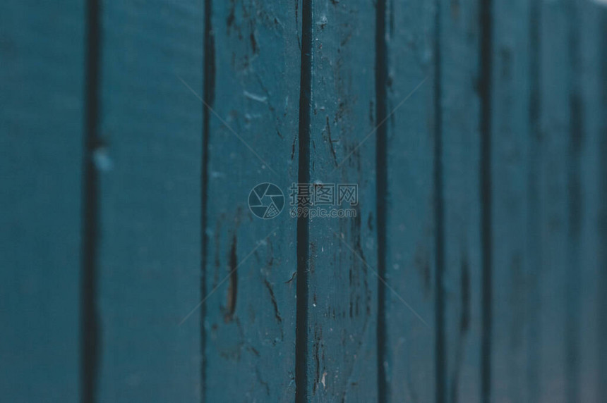 复古漆成木制背景木质纹理蓝色背景的木图片