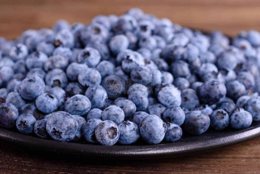 蓝莓抗氧化剂有机食品作为健康饮食和营图片