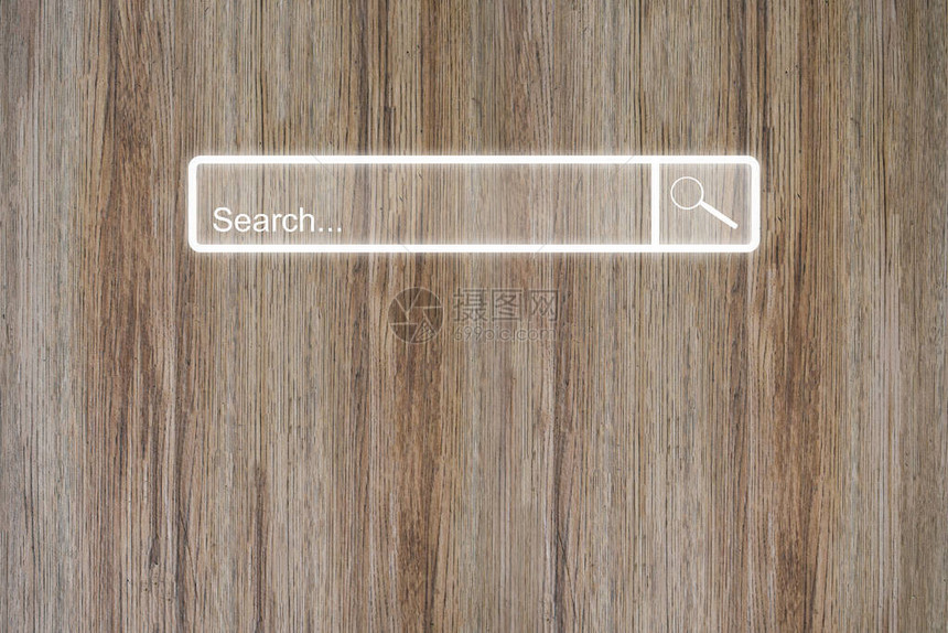 在线搜索栏在木材表格上浏览搜索浏览数据信图片