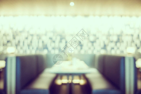 抽象模糊的自助早餐厅和酒店内部咖啡厅图片